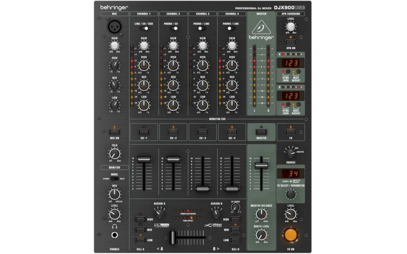 BEHRINGER DJX900USB - малошумящий DJ микшерный пульт
