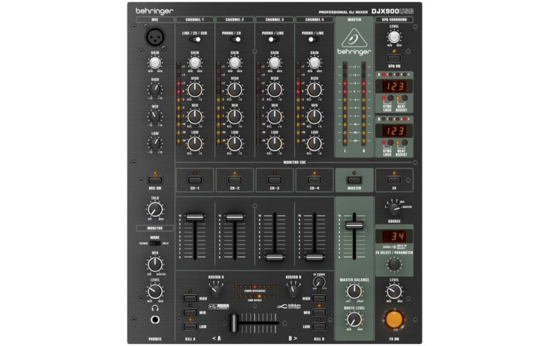 BEHRINGER DJX900USB - малошумящий DJ микшерный пульт
