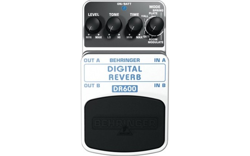 BEHRINGER DR600 DIGITAL REVERB - Педаль цифровых стереофонических эффектов реверберации