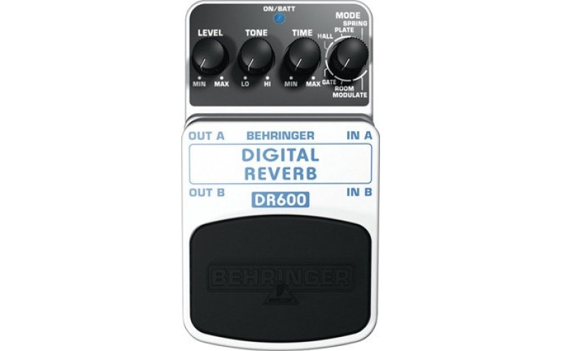 BEHRINGER DR600 DIGITAL REVERB - Педаль цифровых стереофонических эффектов реверберации
