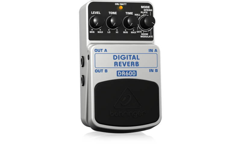 BEHRINGER DR600 DIGITAL REVERB - Педаль цифровых стереофонических эффектов реверберации
