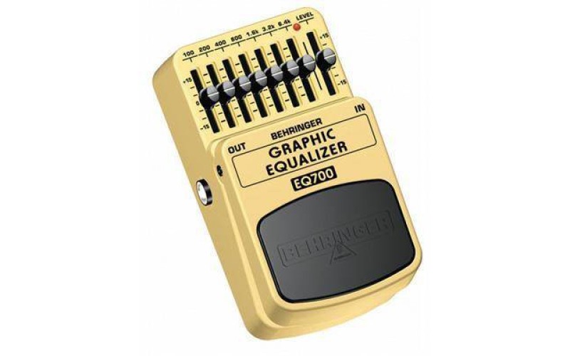 BEHRINGER EQ700 - педаль 7-полосный графический эквалайзер