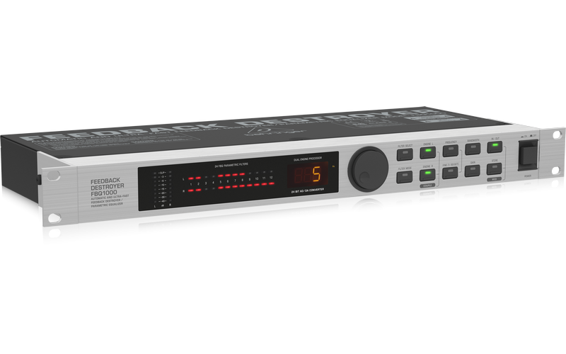BEHRINGER FBQ1000 - подавитель обратной связи и параметрический эквалайзер