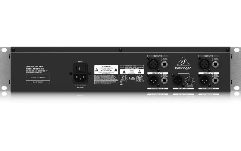 BEHRINGER FBQ3102HD - 31-полосный стерео графический эквалайзер