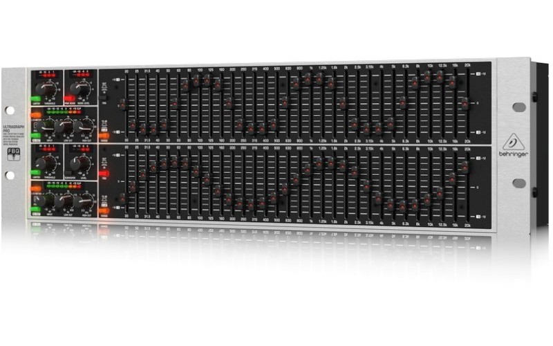 BEHRINGER FBQ6200HD - графич. эквалайзер 31-полос. 2-кан., с FBQ системой обнаружения обратной связи