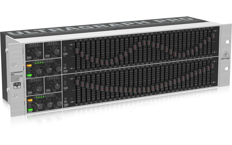 BEHRINGER FBQ6200HD - графич. эквалайзер 31-полос. 2-кан., с FBQ системой обнаружения обратной связи