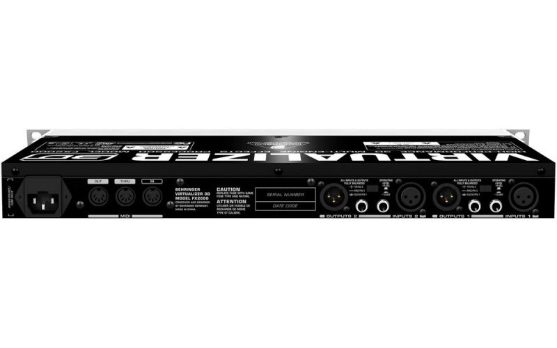 BEHRINGER FX2000 - процессор эффектов и обработки звука