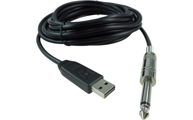 Behringer GUITAR2USB - гитарный USB-аудиоинтерфейс (кабель), 44.1кГц и 48 кГц, длина 5 м.