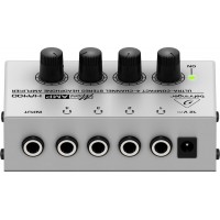 BEHRINGER HA400 - компактный 4-канальный усилитель для наушников