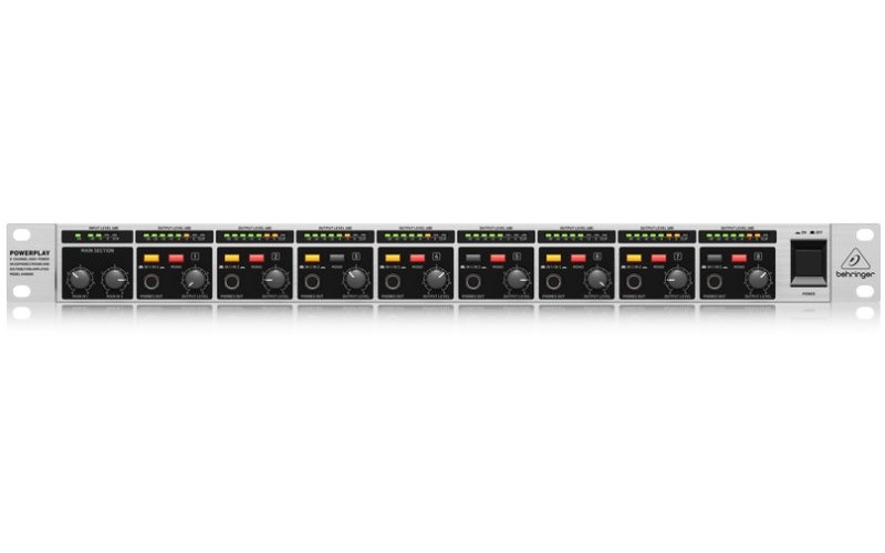BEHRINGER HA8000 - 8-канальный микшер-усилитель для наушников