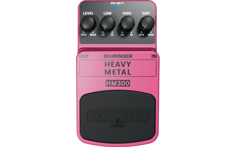 BEHRINGER HM300 - педаль эффектов хэви метал-дисторшн