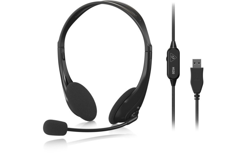 BEHRINGER HS20 - USB-гарнитура с микрофоном для интернет-телефонии и конференций.