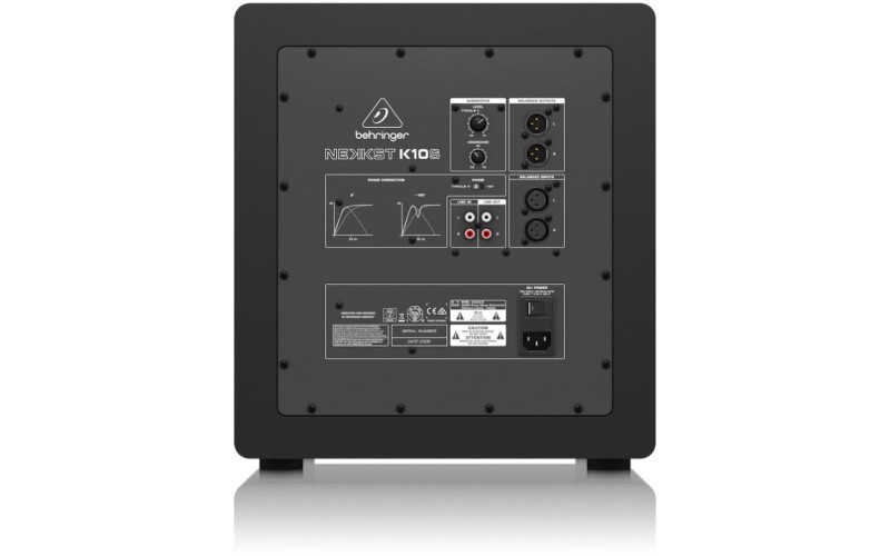 BEHRINGER K10S активный студийный сабвуфер 10'', bi-amp, 180 Вт
