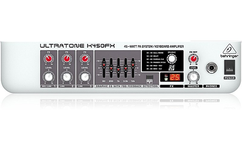 BEHRINGER K450FX - 3-канальная мини-система звукоусиления