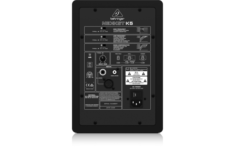 Behringer K5 - активный 2-х полосный студийный монитор 5``, bi-amp, 100 Вт