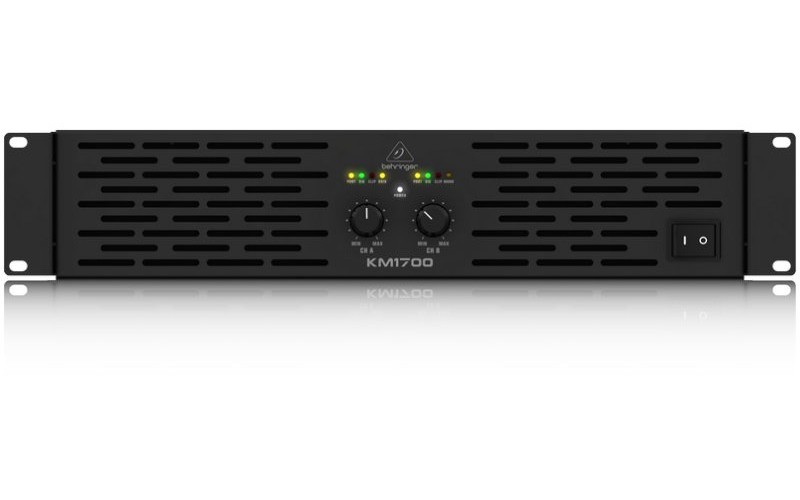 Behringer KM1700 - усилитель мощности, 2х500 Вт/8 Ом, 2х800 Вт/4 Ом, 1700 Вт/8 Ом (мост)