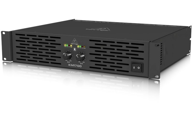 Behringer KM1700 - усилитель мощности, 2х500 Вт/8 Ом, 2х800 Вт/4 Ом, 1700 Вт/8 Ом (мост)