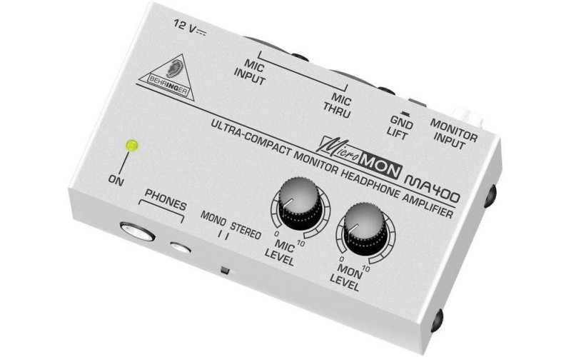 BEHRINGER MA400 - компактный мониторный усилитель для наушников