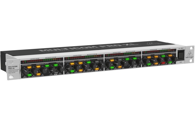 BEHRINGER MDX4600 V2 - Четырехканальный динамический процессор с экспандером/гейтом, компрессором и