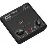 BEHRINGER MIC300 - ламповый предусилитель, лампа 12AX7, Pad, встроенный лимитер /+48В