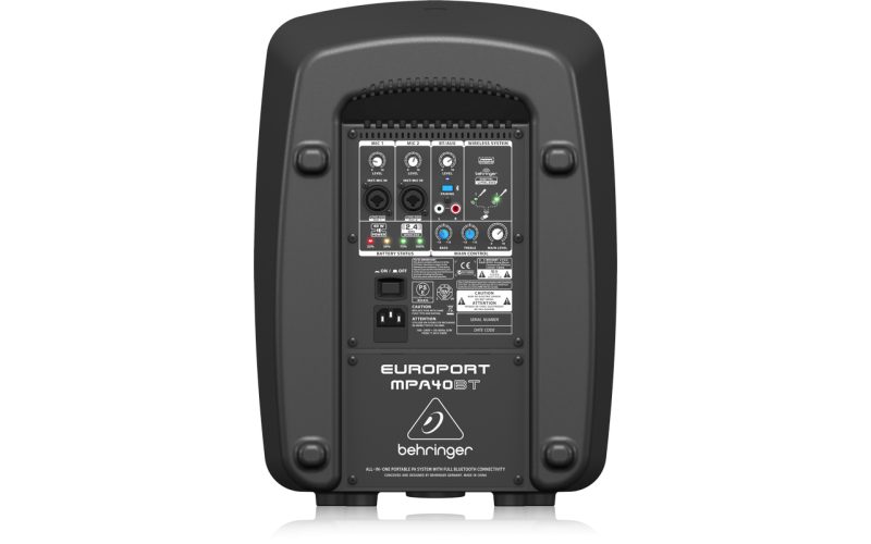 Behringer MPA40BT - Портативная система звукоусиления, 40 Вт, 8