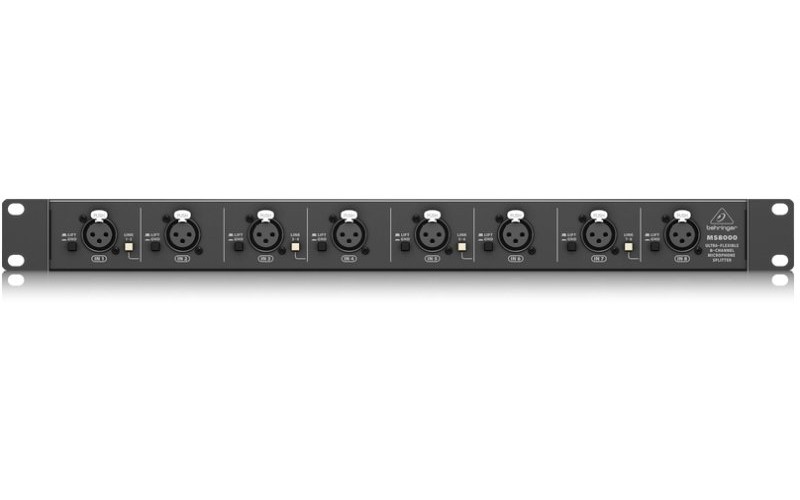 BEHRINGER MS8000 - рэковый 8-ми канальный микрофонный сплиттер