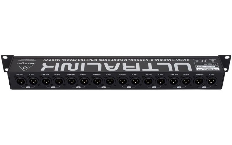 BEHRINGER MS8000 - рэковый 8-ми канальный микрофонный сплиттер