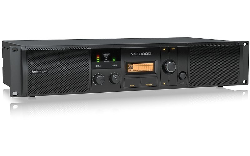 BEHRINGER NX1000D - профессиональный усилитель мощности с DSP 1000 Вт.