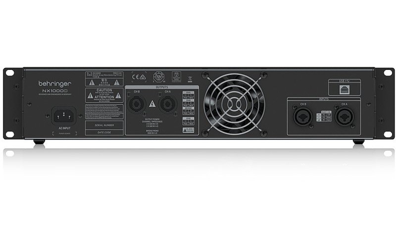 BEHRINGER NX1000D - профессиональный усилитель мощности с DSP 1000 Вт.