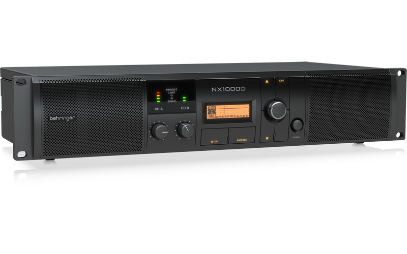 BEHRINGER NX1000D - профессиональный усилитель мощности с DSP 1000 Вт.