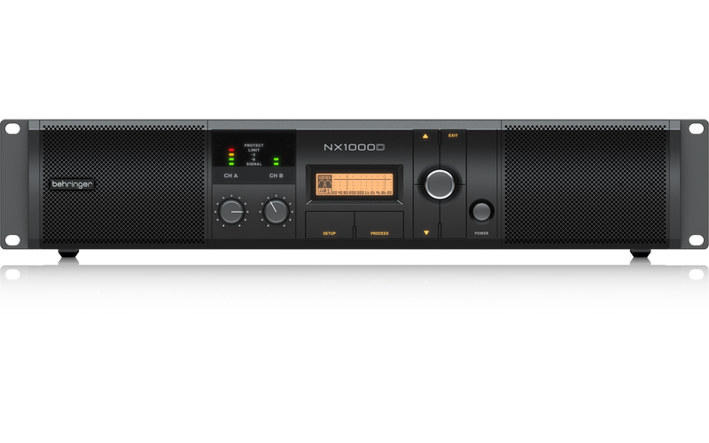 BEHRINGER NX1000D - профессиональный усилитель мощности с DSP 1000 Вт.