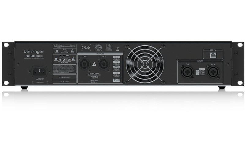 BEHRINGER NX3000D - профессиональный усилитель мощности с DSP 3000 Вт.