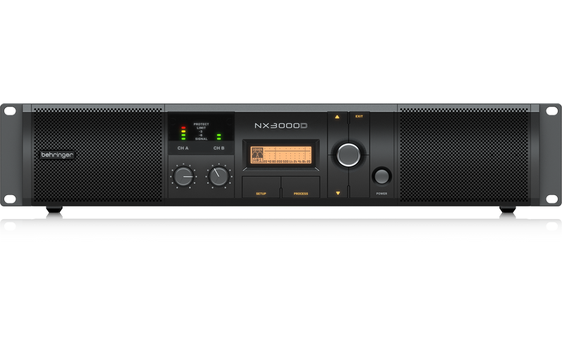 BEHRINGER NX3000D - профессиональный усилитель мощности с DSP 3000 Вт.