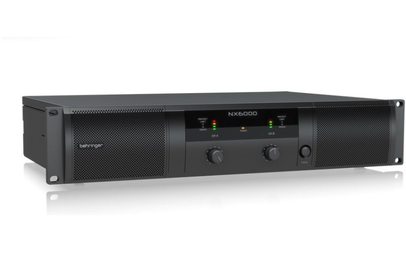 Behringer NX6000 - усилитель мощности, 2х1600 Вт/8 Ом, 2х3000 Вт/4 Ом,