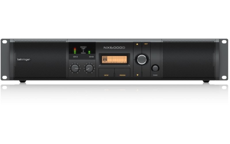 Behringer NX6000D - усилитель мощности 2 х 3000 Вт при 4 Ом; 2 х 1600 Вт при 8 Ом