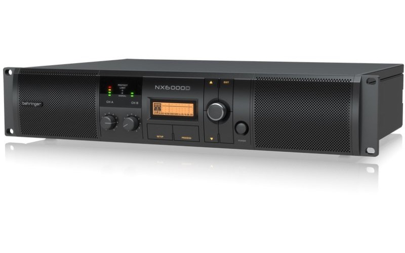Behringer NX6000D - усилитель мощности 2 х 3000 Вт при 4 Ом; 2 х 1600 Вт при 8 Ом
