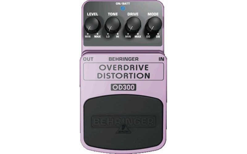 BEHRINGER OD300 - педаль эффектов овердрайв и дисторшн