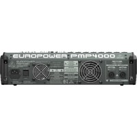Behringer PMP4000 - микшер-усилит,2x300 Втна8 Ом (2x600 Вт на 4 Ом), 1200 мост 8 Ом, 8 моно/4 стерео