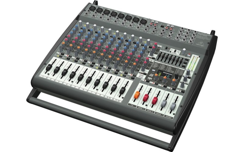 Behringer PMP4000 - микшер-усилит,2x300 Втна8 Ом (2x600 Вт на 4 Ом), 1200 мост 8 Ом, 8 моно/4 стерео