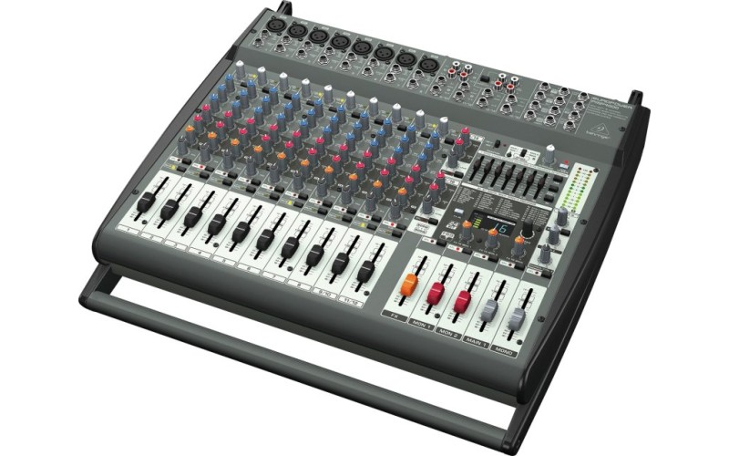 Behringer PMP4000 - микшер-усилит,2x300 Втна8 Ом (2x600 Вт на 4 Ом), 1200 мост 8 Ом, 8 моно/4 стерео