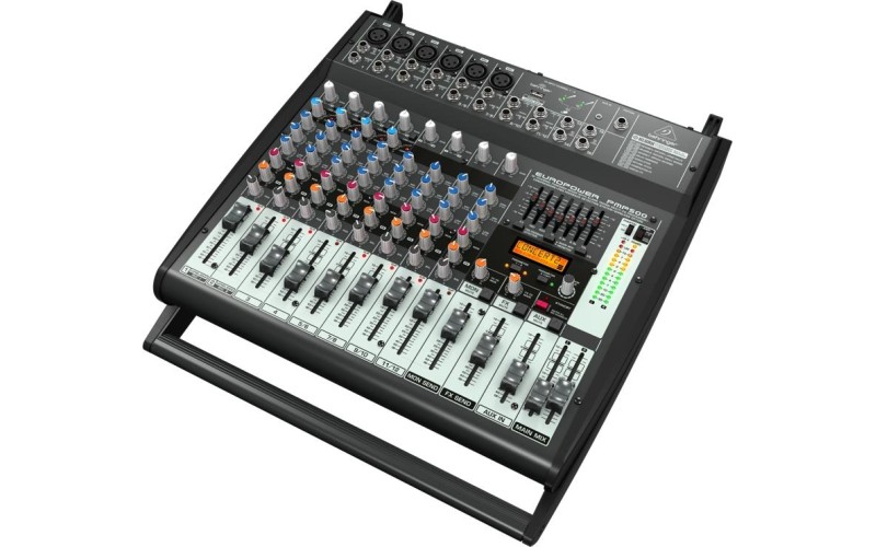 Behringer PMP500 - микшер с усилителем, 500Вт, 5 каналов, 7 полосный графический эквалайзер