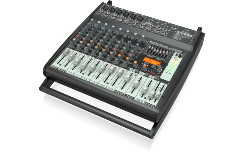 Behringer PMP500 - микшер с усилителем, 500Вт, 5 каналов, 7 полосный графический эквалайзер