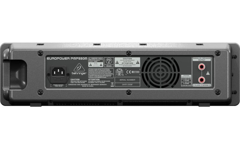 Behringer PMP550M - микшер с усилителем, 500Вт, 5 каналов, 7 полосный графический эквалайзер