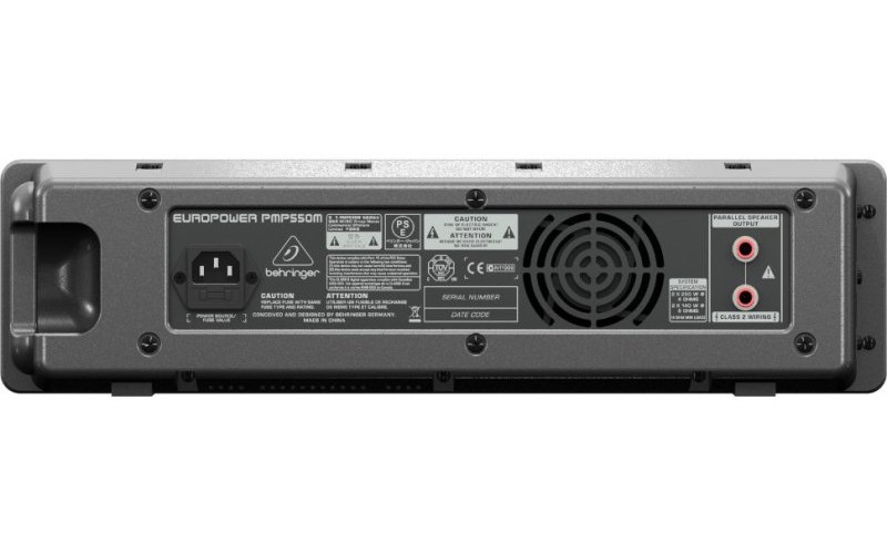 Behringer PMP550M - микшер с усилителем, 500Вт, 5 каналов, 7 полосный графический эквалайзер