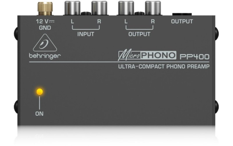 BEHRINGER PP400 - предусилитель-корректор для проигрывателей виниловых дисков