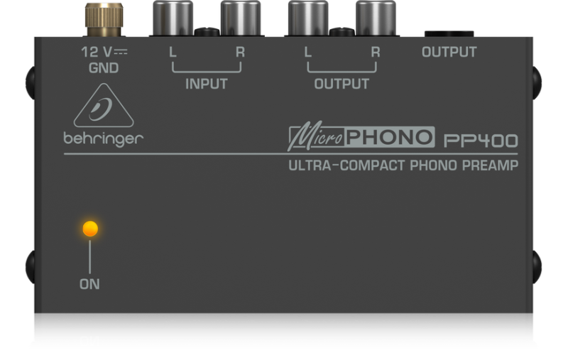 BEHRINGER PP400 - предусилитель-корректор для проигрывателей виниловых дисков