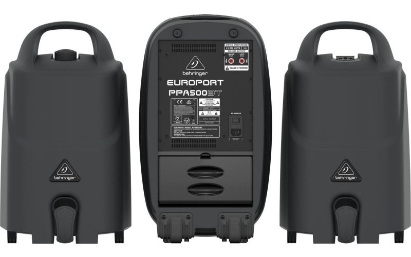 Behringer PPA500BT - 6-канальная портативная система звукоусиления, 2х250Вт 4Ом, 2х160Вт 8Ом, DSP