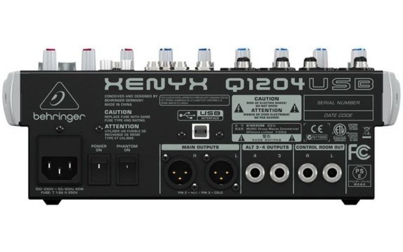 BEHRINGER Q1204USB - микшерный пульт