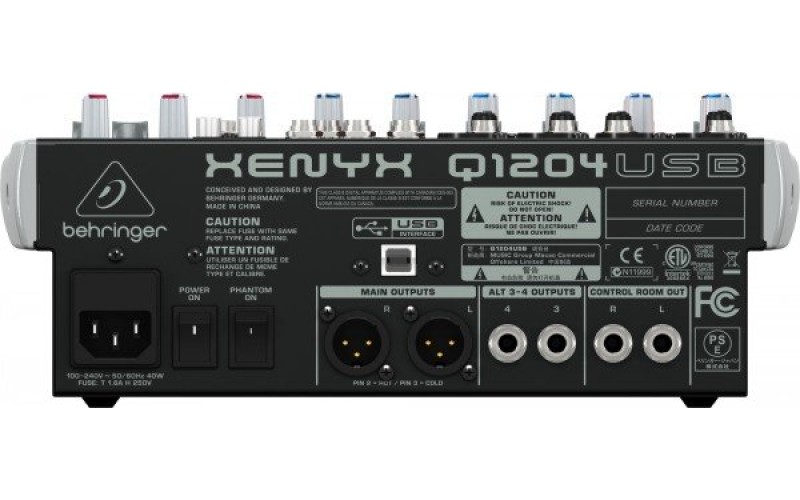 BEHRINGER Q1204USB - микшерный пульт