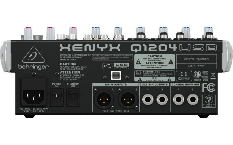 BEHRINGER Q1204USB - микшерный пульт